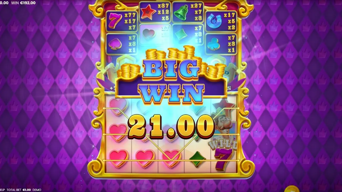 King of 7s slot machine royal theme