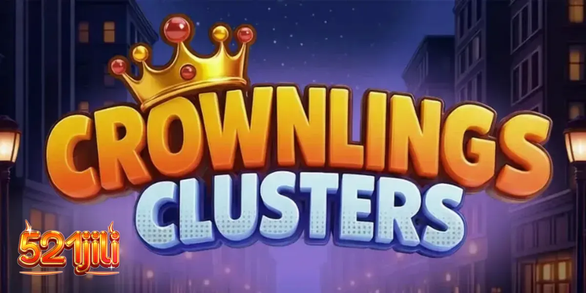 Crownlings Clusters slot game neon carnival theme